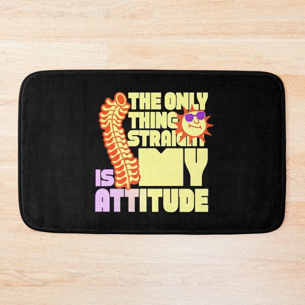 Item preview, The Only Thing Straight Is My Attitude designed and sold by SignumShop.