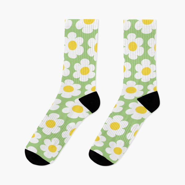 Item preview, Mid Century Modern Floral Pattern Yellow & Green designed and sold by tonymagnerart.