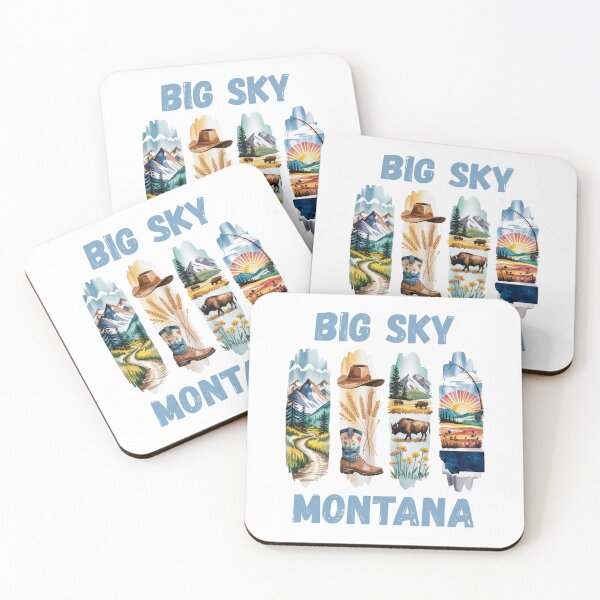 Item preview, Big sky Montana – wide open spaces & mountain pride designed and sold by CleanDecor.
