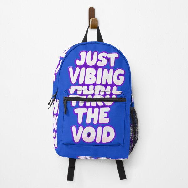 Item preview, Just Vibing Thru The Void Aesthetic Vaporwave Space Quote designed and sold by GiftLore Studio.