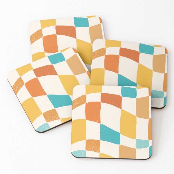 Item preview, retro wave patterns designed and sold by hobakmacha.