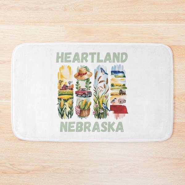 Item preview, Heartland Nebraska – cornfields & midwest pride design designed and sold by CleanDecor.