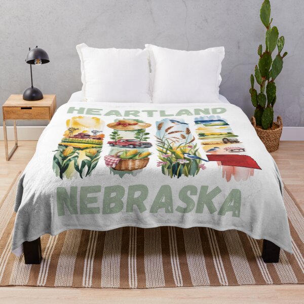 Item preview, Heartland Nebraska – cornfields & midwest pride design designed and sold by CleanDecor.