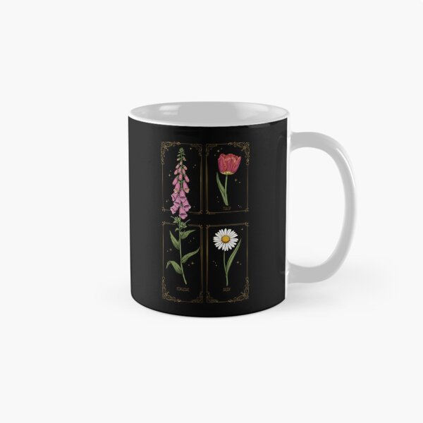 Item preview, Foxglove Daisy Tulip Vintage Botanical Flowers  designed and sold by ArtFromBeyond.