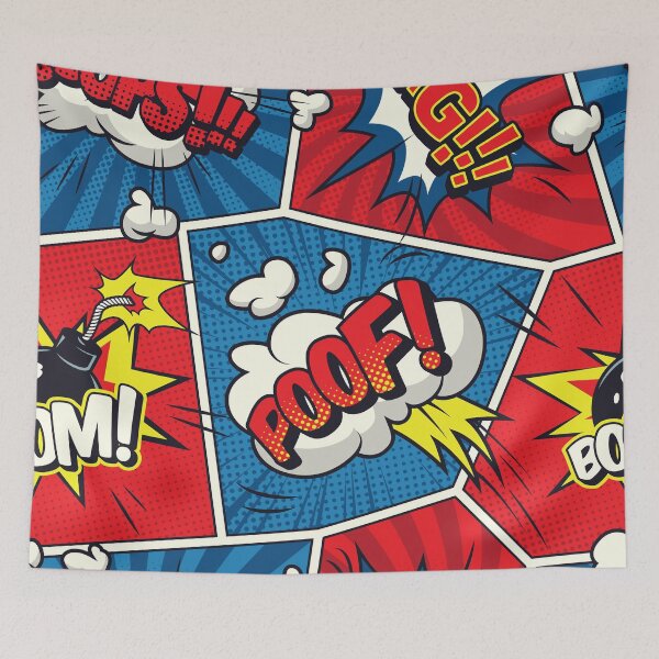 Item preview, Comic Explosion Sound Effect Pattern | Pop Art Style designed and sold by Josinta.
