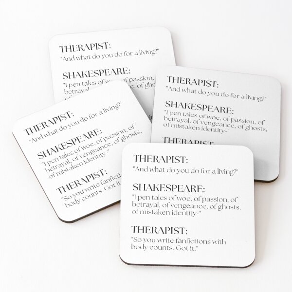 Item preview, Shakespeare Goes to Therapy designed and sold by ObsidianDaz.