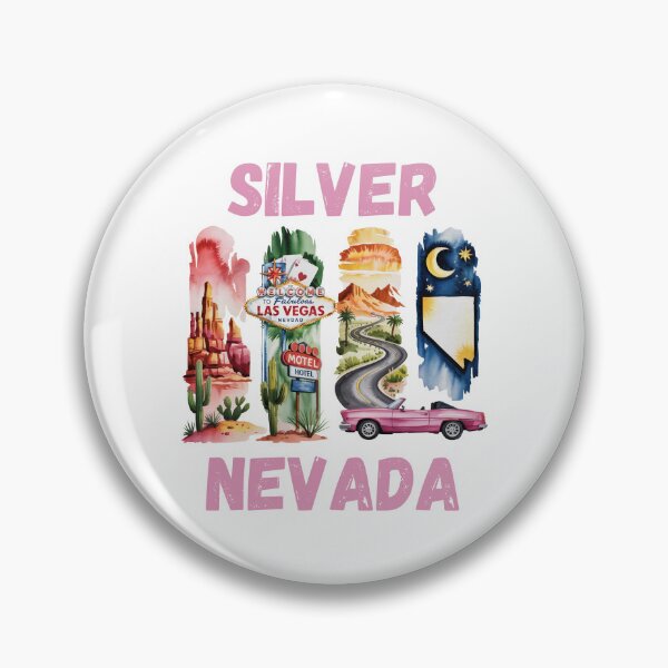 Item preview, Silver Nevada – silver state & desert landscape design designed and sold by CleanDecor.