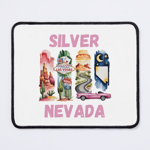 Item preview, Silver Nevada – silver state & desert landscape design designed and sold by CleanDecor.