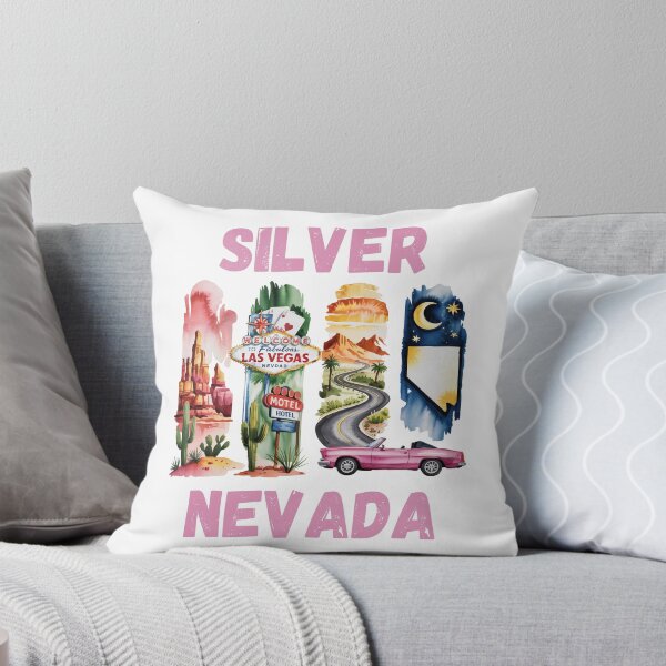 Item preview, Silver Nevada – silver state & desert landscape design designed and sold by CleanDecor.