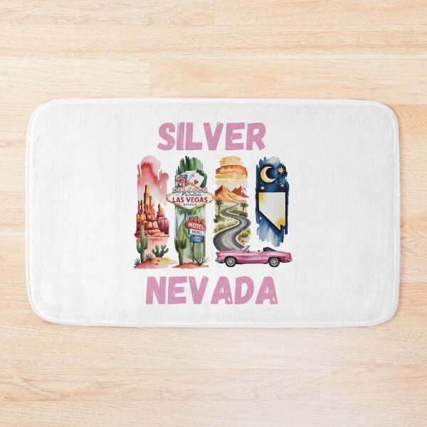 Item preview, Silver Nevada – silver state & desert landscape design designed and sold by CleanDecor.