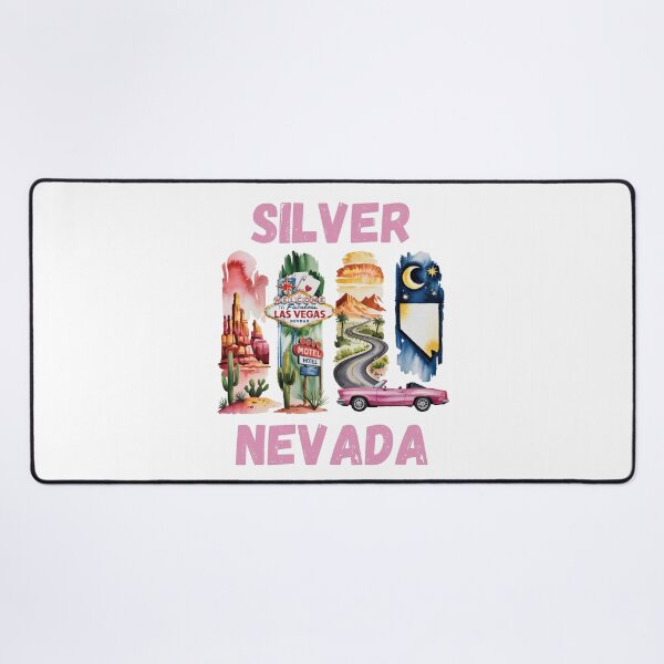 Item preview, Silver Nevada – silver state & desert landscape design designed and sold by CleanDecor.