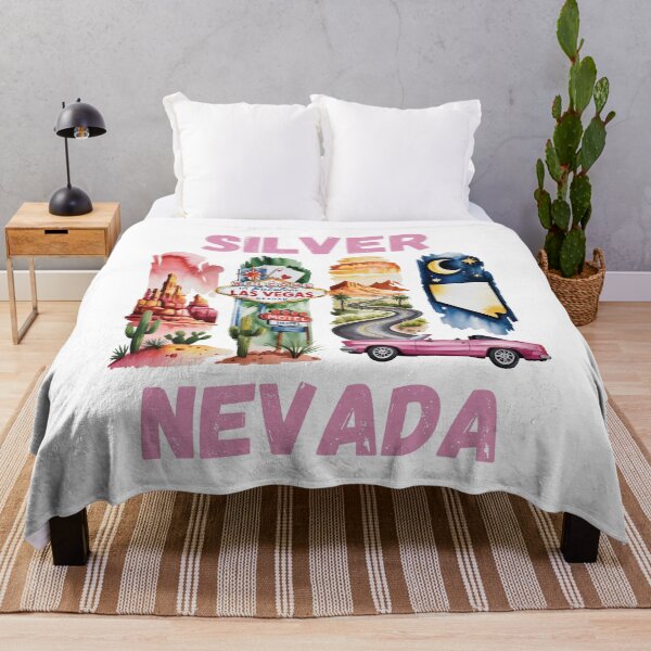 Item preview, Silver Nevada – silver state & desert landscape design designed and sold by CleanDecor.