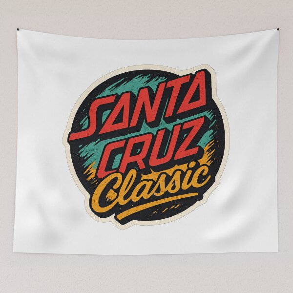 Item preview, Santa Cruz Classic Skate Sticker – Retro Skateboard Vibes designed and sold by PaullCreations.