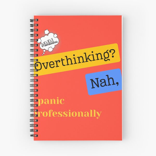 Item preview, I Panic Professionally – Funny Quote for Overthinkers designed and sold by TeeTantra.