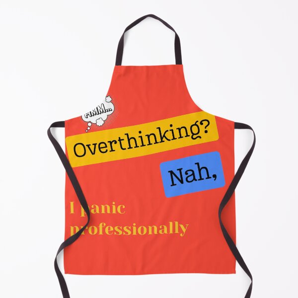 Item preview, I Panic Professionally – Funny Quote for Overthinkers designed and sold by TeeTantra.