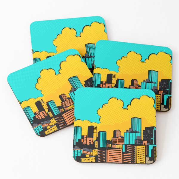 Item preview, Retro Comic Cityscape | Pop Art Urban Skyline designed and sold by Josinta.