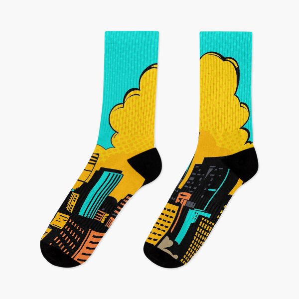Item preview, Retro Comic Cityscape | Pop Art Urban Skyline designed and sold by Josinta.