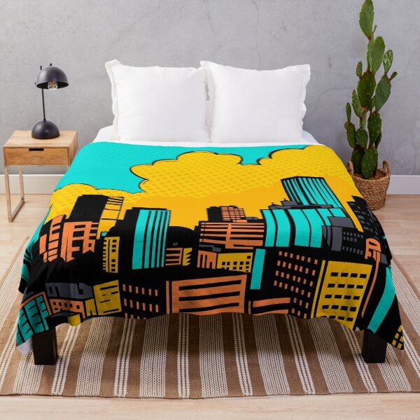 Item preview, Retro Comic Cityscape | Pop Art Urban Skyline designed and sold by Josinta.