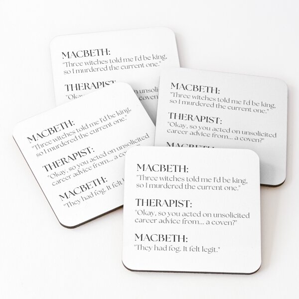 Item preview, Macbeth Goes to Therapy designed and sold by ObsidianDaz.