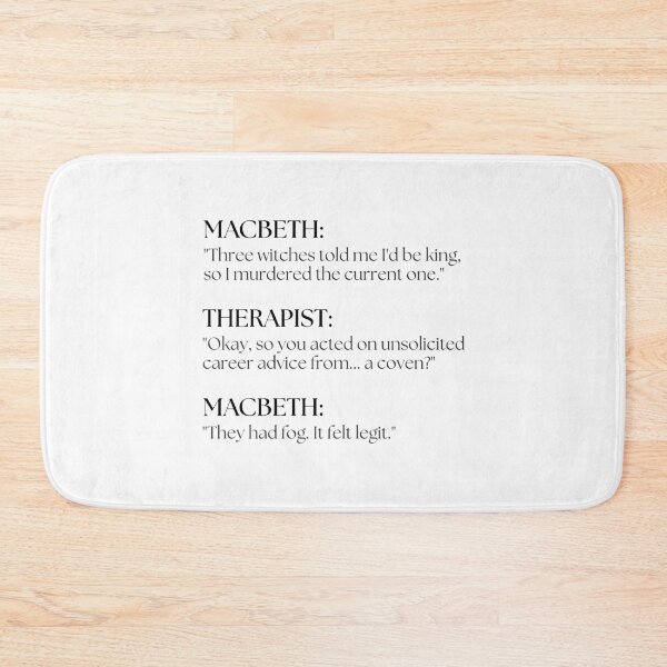 Item preview, Macbeth Goes to Therapy designed and sold by ObsidianDaz.