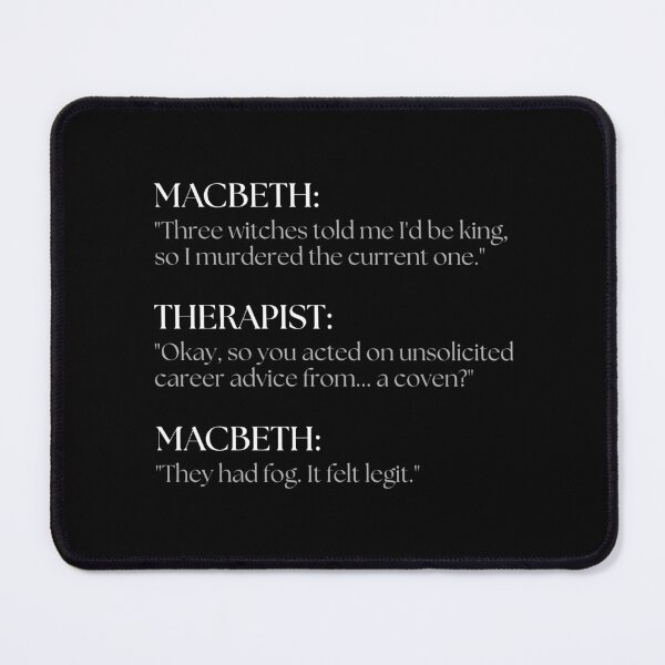 Item preview, Macbeth Goes to Therapy designed and sold by ObsidianDaz.