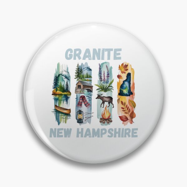 Item preview, Granite New Hampshire – white mountains & granite state pride designed and sold by CleanDecor.