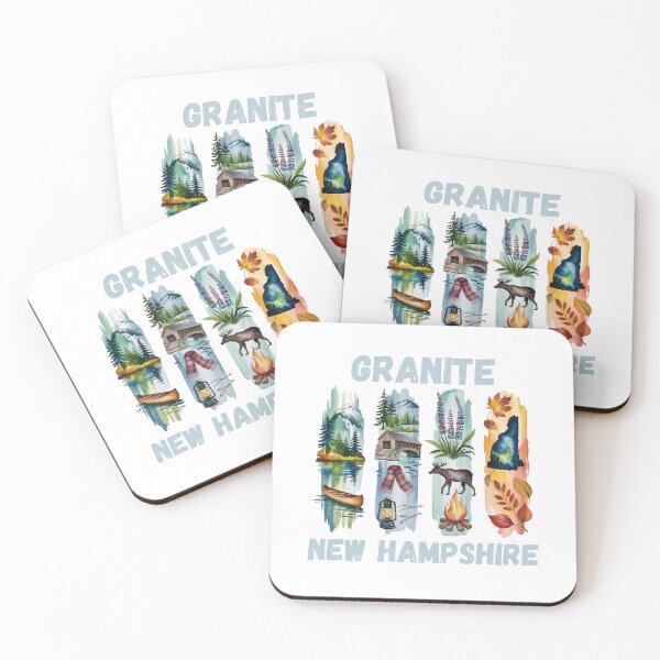 Item preview, Granite New Hampshire – white mountains & granite state pride designed and sold by CleanDecor.