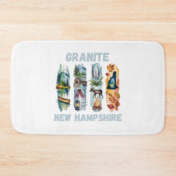 Item preview, Granite New Hampshire – white mountains & granite state pride designed and sold by CleanDecor.