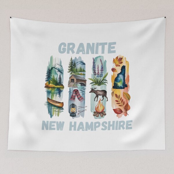 Item preview, Granite New Hampshire – white mountains & granite state pride designed and sold by CleanDecor.