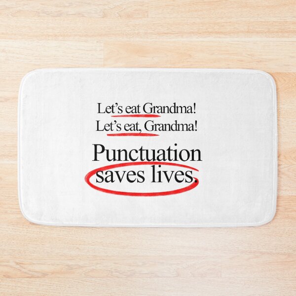 Item preview, Let’s eat, Grandma! Punctuation saves lives designed and sold by OkiDokiDesign.
