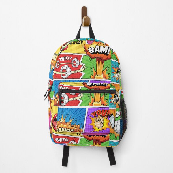Item preview, Collage d'effets sonores de bande dessinée | Motif d'explosion pop art designed and sold by Josinta.
