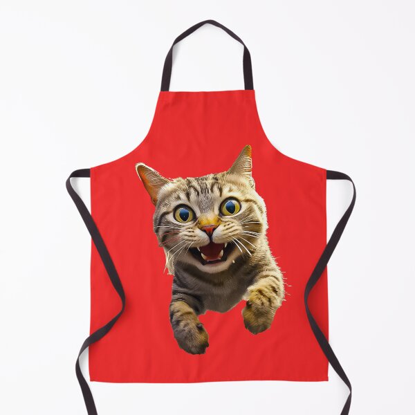 Item preview, Funny Jumping Cat With Crazy Expression Cats Lovers designed and sold by Amanda's Factory.