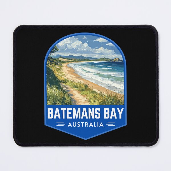 Item preview, Batemans Bay in New South Wales Australia Vintage Travel Art Badge designed and sold by MaateoDesign.