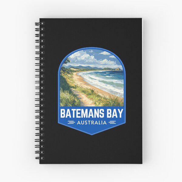 Item preview, Batemans Bay in New South Wales Australia Vintage Travel Art Badge designed and sold by MaateoDesign.