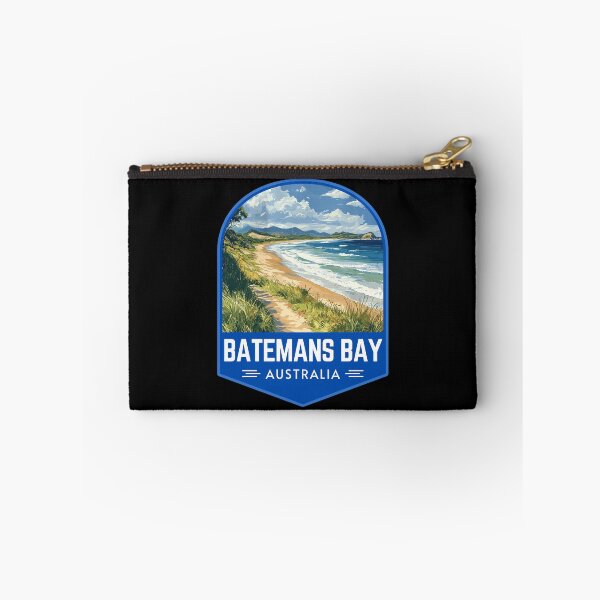 Item preview, Batemans Bay in New South Wales Australia Vintage Travel Art Badge designed and sold by MaateoDesign.