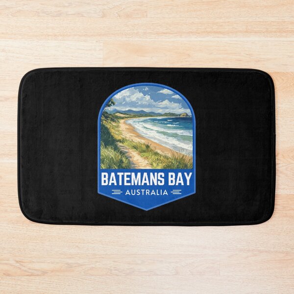 Item preview, Batemans Bay in New South Wales Australia Vintage Travel Art Badge designed and sold by MaateoDesign.