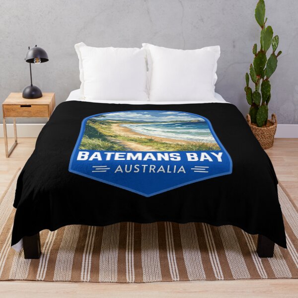 Item preview, Batemans Bay in New South Wales Australia Vintage Travel Art Badge designed and sold by MaateoDesign.