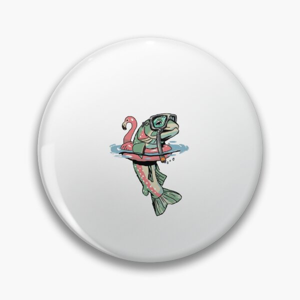 Item preview, fish in floaty with an upsidedown designed and sold by acker4320.