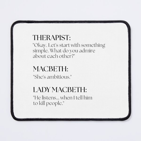 Item preview, Macbeth Goes to Therapy designed and sold by ObsidianDaz.