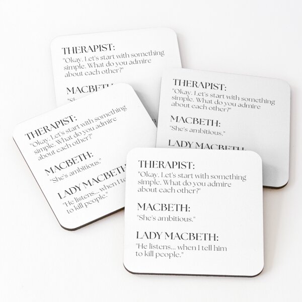 Item preview, Macbeth Goes to Therapy designed and sold by ObsidianDaz.