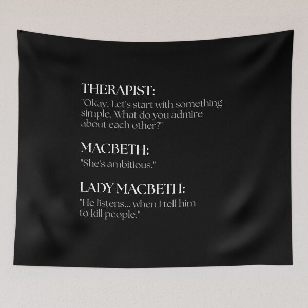 Item preview, Macbeth Goes to Therapy designed and sold by ObsidianDaz.