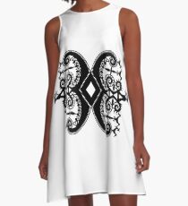 Indonesian Crown A-Line Dress