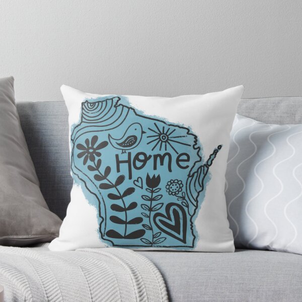 Item preview, Wisconsin Home Illustration designed and sold by madebyceciliab.