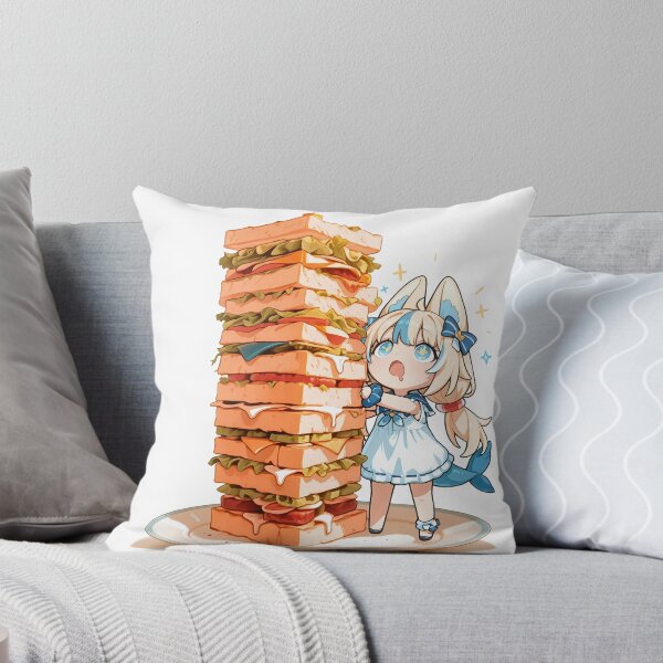 Item preview, Sameko Saba Chibi - Giant Sandwich Surprise Art designed and sold by Eaterweal.