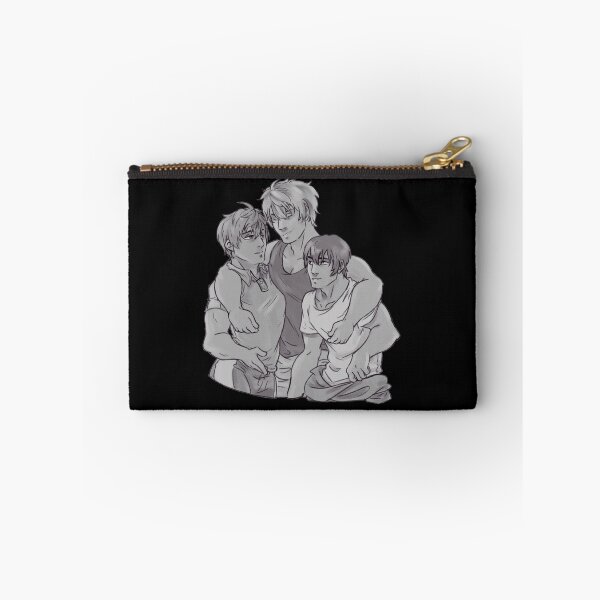 Item preview, The College Trio - Grayscale Hug designed and sold by AstralRavens.