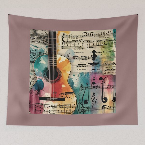 Item preview, Sheet music with guitar designed and sold by NMB-ART-Design.