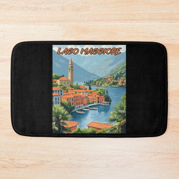 Item preview, Lago Maggiore, Italia Vintage Art Travel Landscape designed and sold by MaateoDesign.