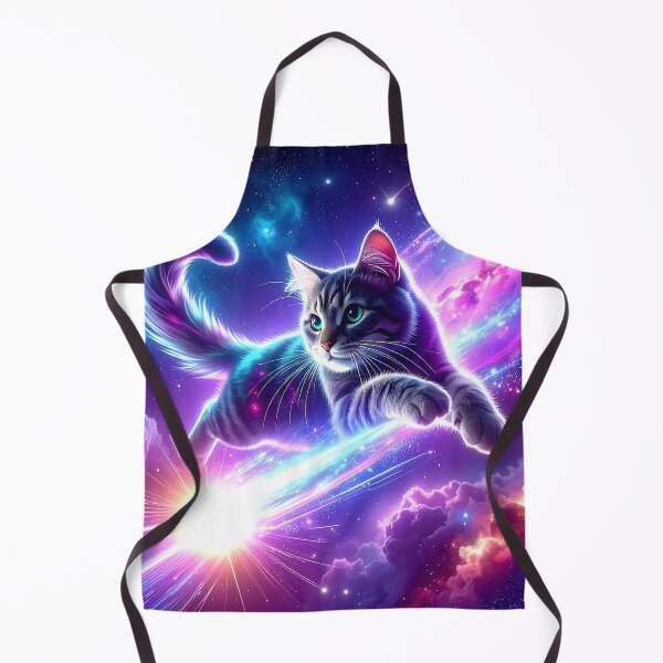Artikelvorschau, Galaxy Cat Luna: Kometenjagd der Extraklasse entworfen und verkauft von ・Meow Force ・Glitch Pop.