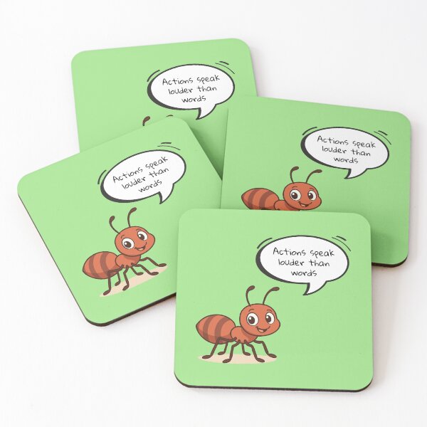 Item preview, Wise Ant: Actions Speak Louder Than Words designed and sold by Design Piggy  Bank.