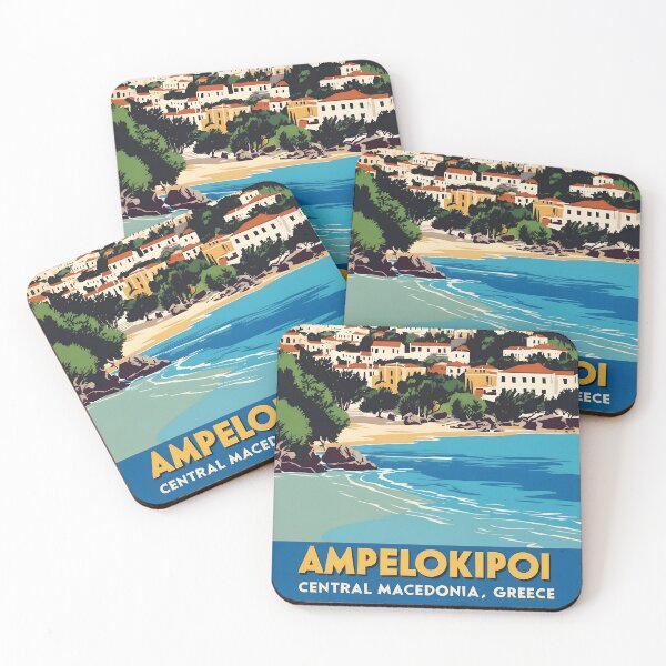 Item preview, Ampelokipoi Central Macedonia Greece Vintage Travel Retro Tourism designed and sold by TravelersGems.